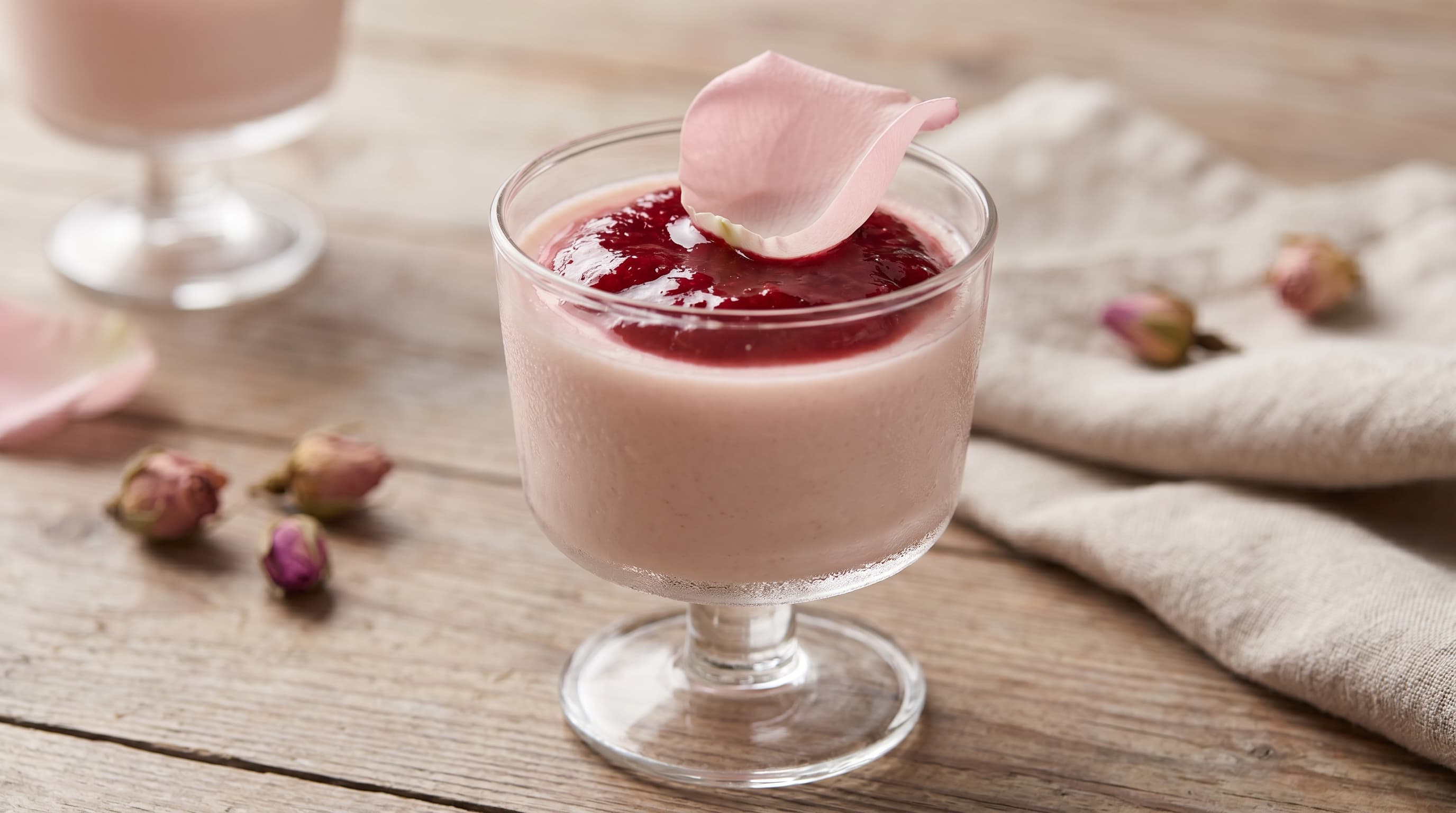 Panna Cotta de Rosa
